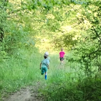 Enfants au printemps